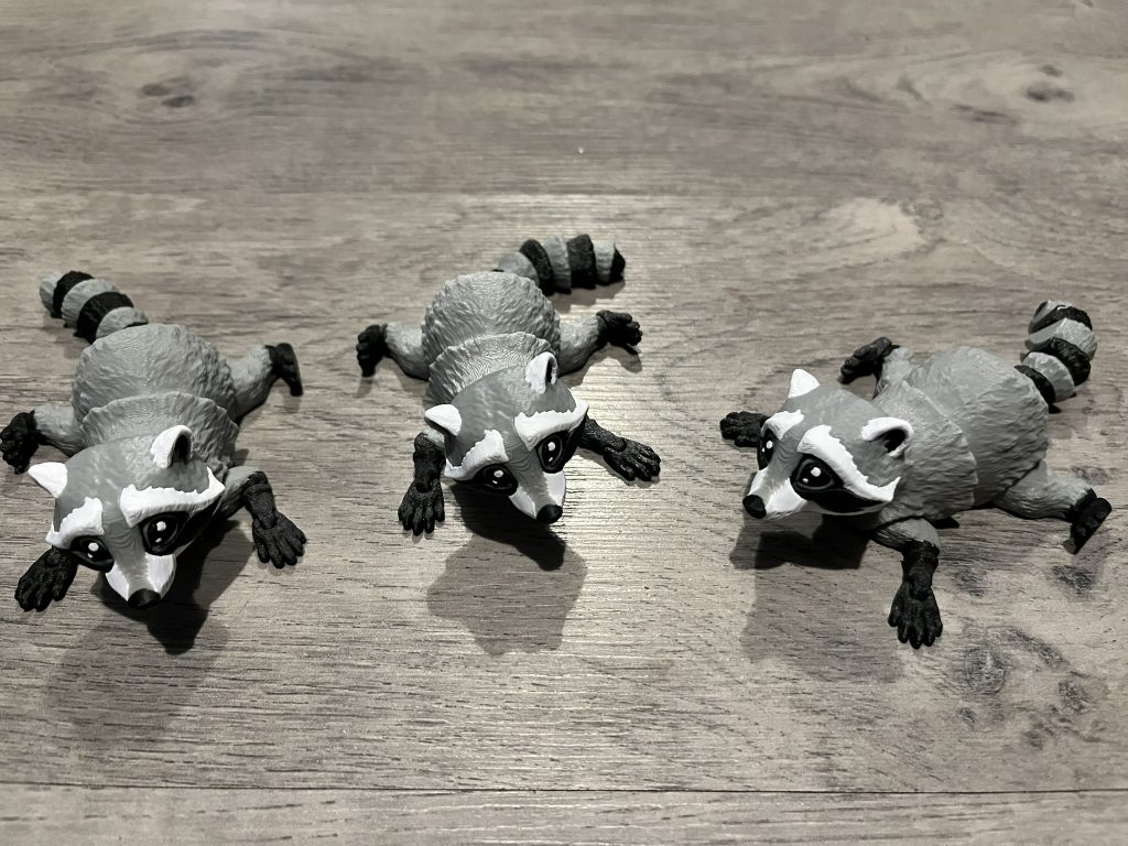 3D Printed Raccoon